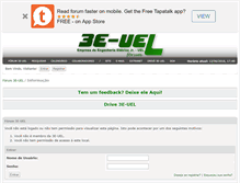 Tablet Screenshot of forum.3euel.com.br